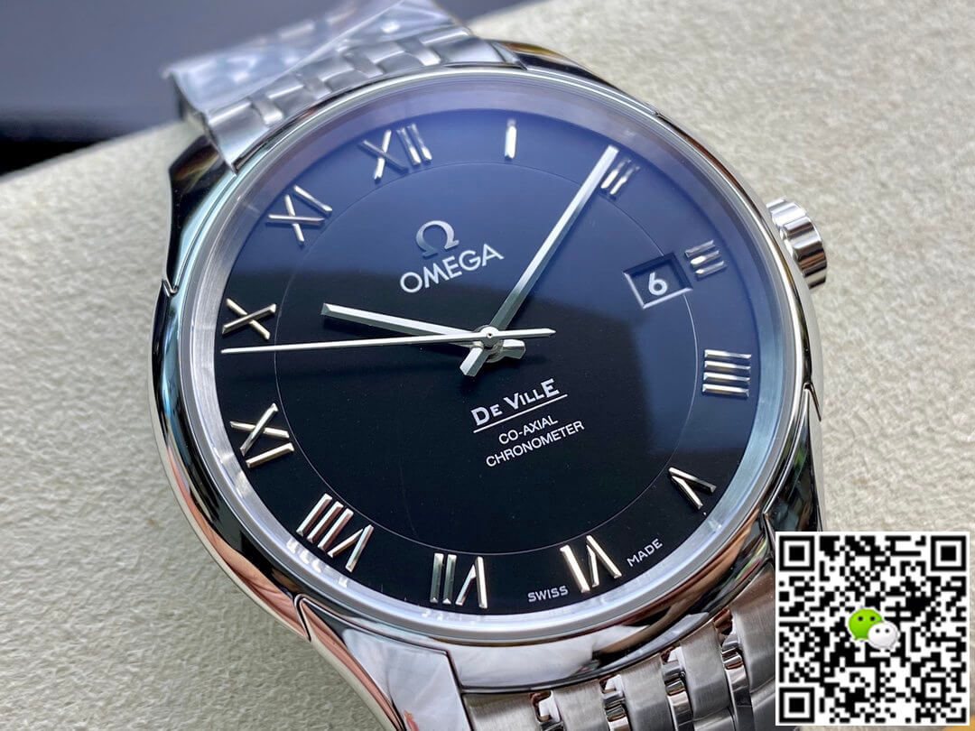 Replica 0me*ga De Ville 431.10.41.21.01.001 1:1 Best Edition VS Factory Black Dial
