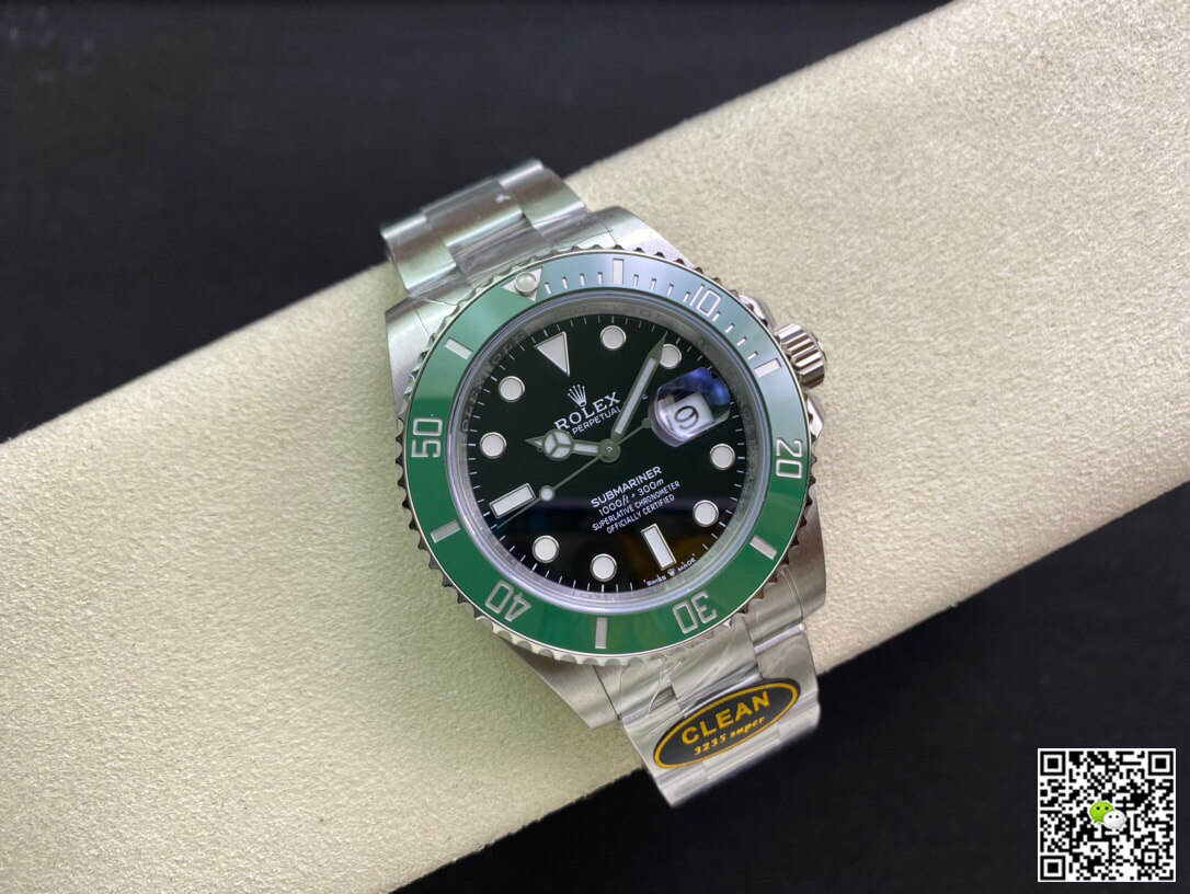R01ex Submariner Replica 126610 41MM 1:1 Best Edition Clean Factory Green Bezel
