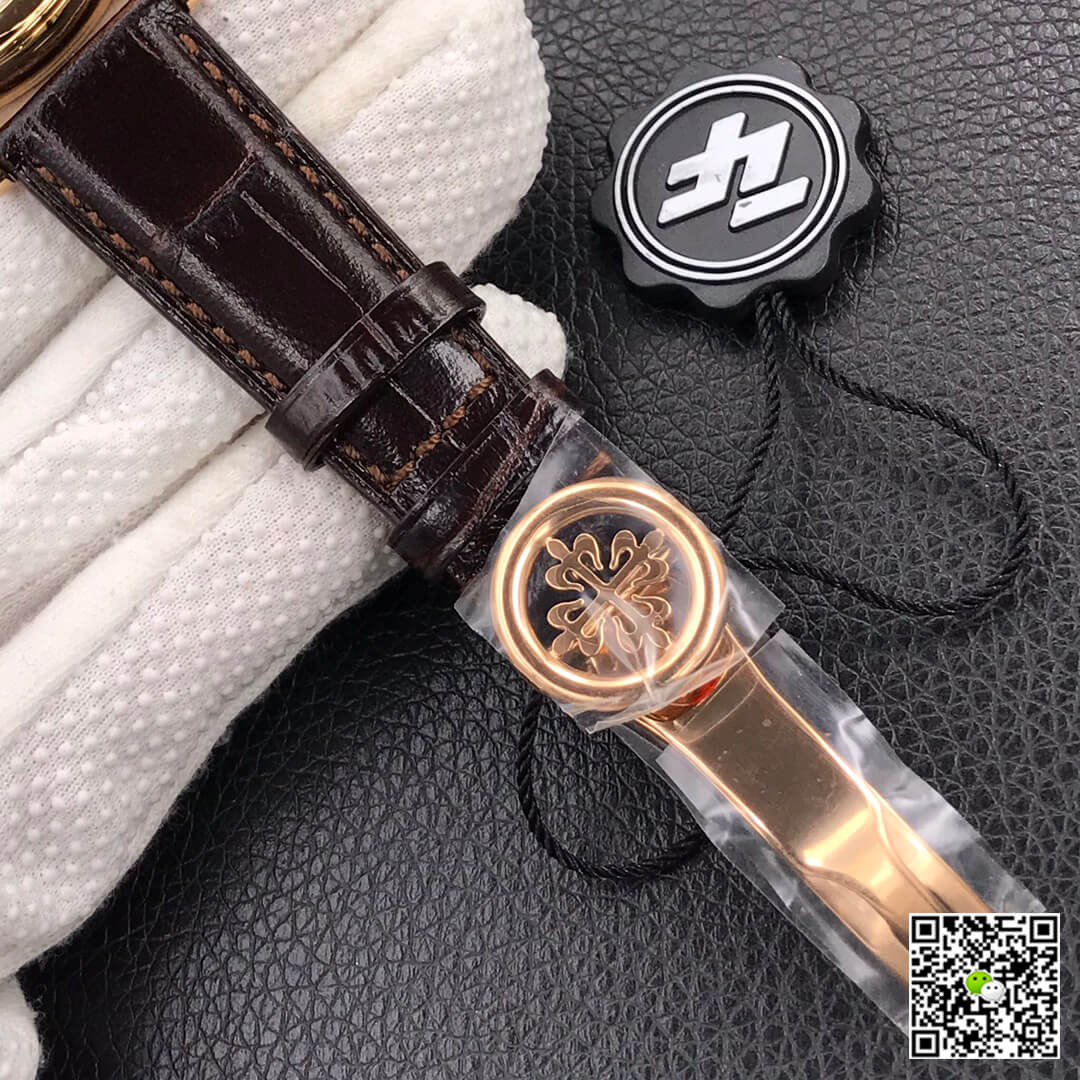 Replica Pat*k Phi1i*pe Calatrava 5153J-001 1:1 Best Edition ZF Factory White Dial Rose Gold