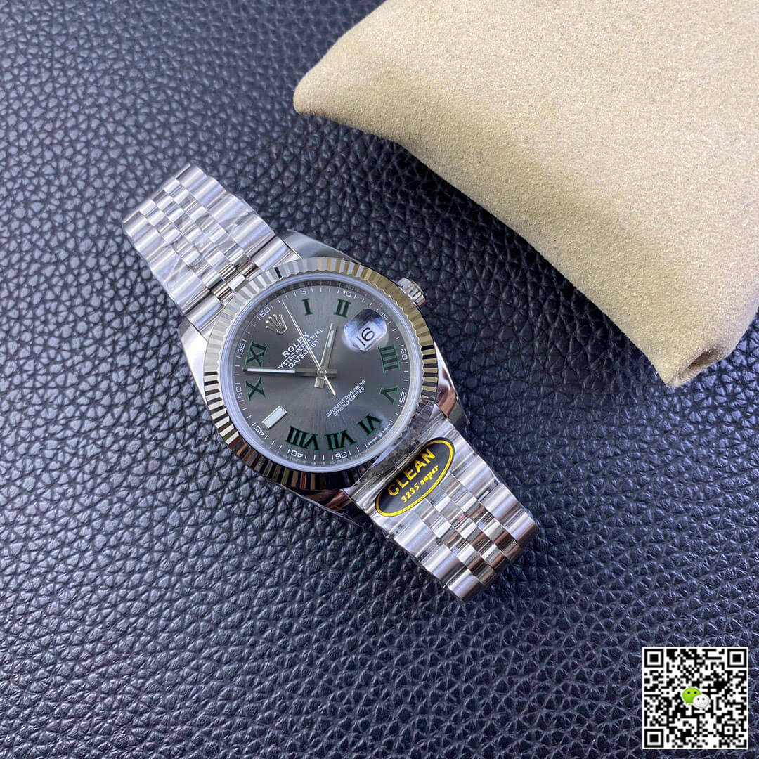 Replica R01ex Datejust M126334-0022 1:1 Best Edition Clean Factory Grey Dial