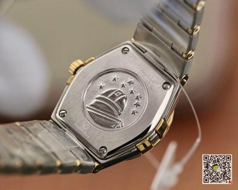Replica 0me*ga Constellation 27mm Quartz Ladies TW Factory 1:1 Best Edition Swiss Eta Quartz 1376 Gold Dial