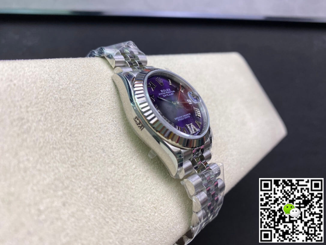 Replica R01ex Datejust M178274-0088 1:1 Best Edition EW Factory Purple Dial