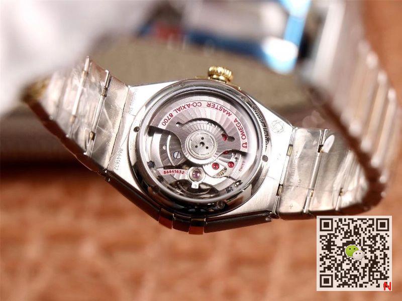 Replica 0me*ga Constellation 131.25.29.20.58.001 1:1 Best Edition 3S Factory V5 Yellow Gold D1am0nd Bezel Swiss NH05