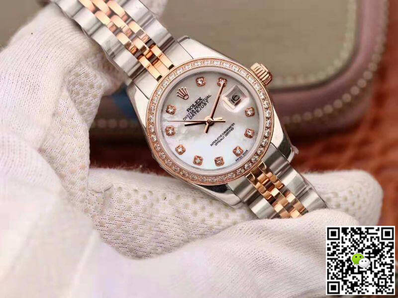 R01ex Dupe Lady Datejust 28MM 1:1 Best Edition Swiss Original Imported NH05 Movement White Enamel Dial