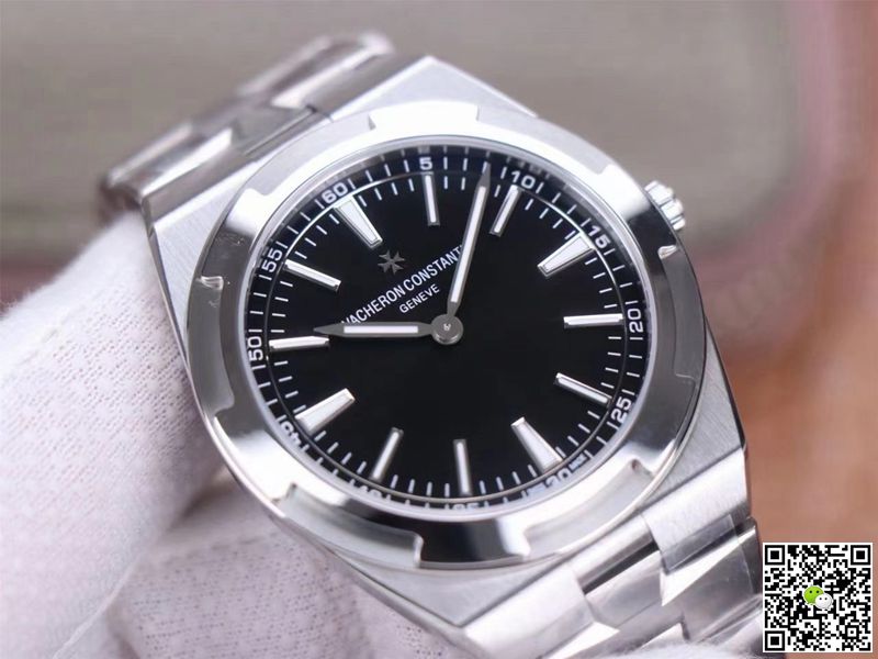 Replica Vacheron C0nstan1n Overseas 2000V/120G-B122 Ultra Thin 1:1 Best Edition XF Factory Black Dial Swiss ETA1120/1
