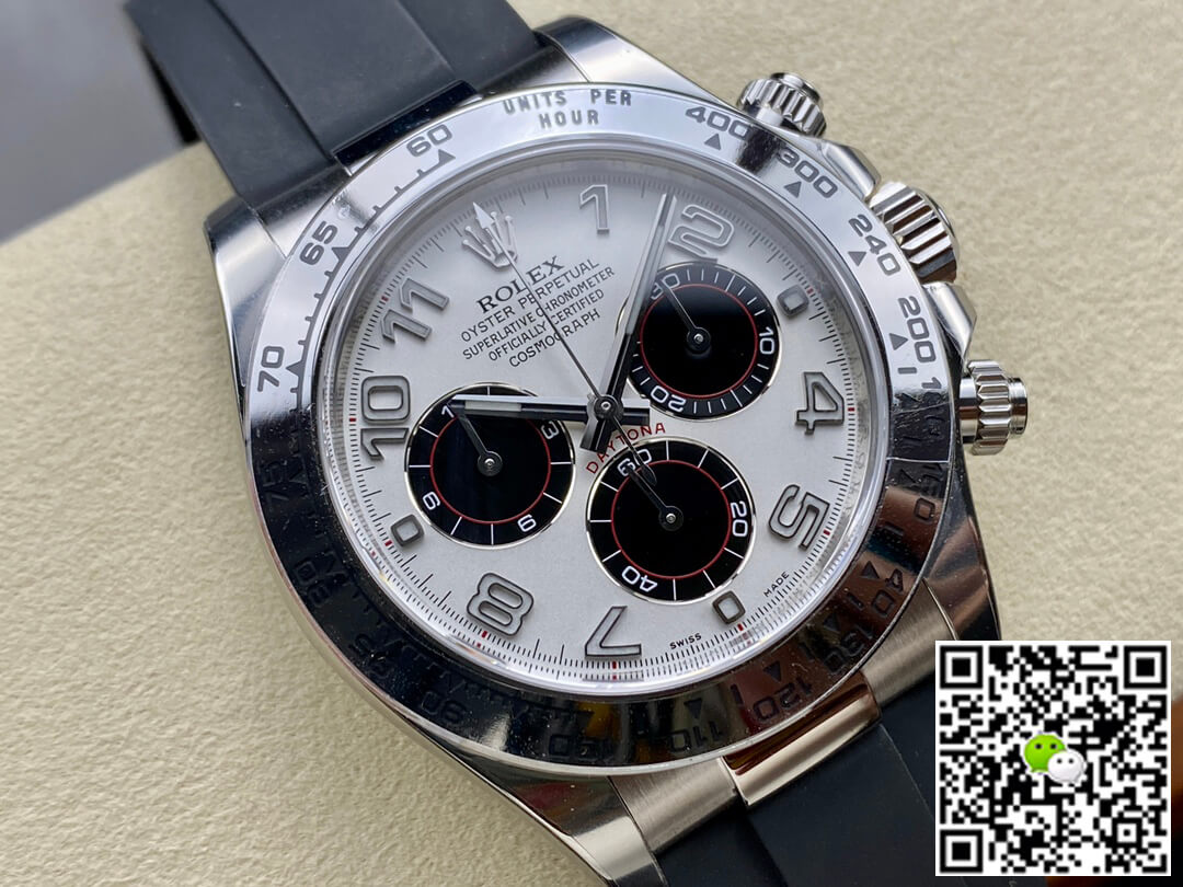 Replica R01ex Cosmograph Daytona 116519 1:1 Best Edition Clean Factory Silvery White Dial