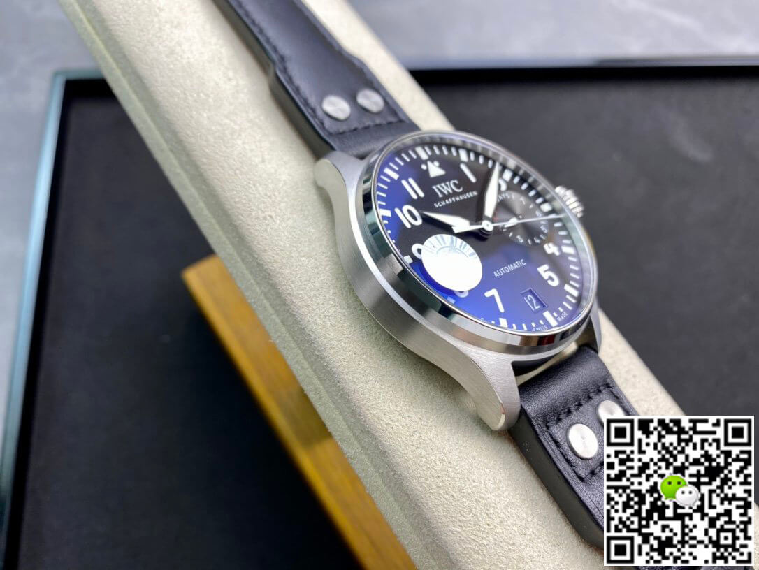 Replica IWC Pilot 46MM 1:1 Best Edition ZF Factory Stainless Steel Black Dial