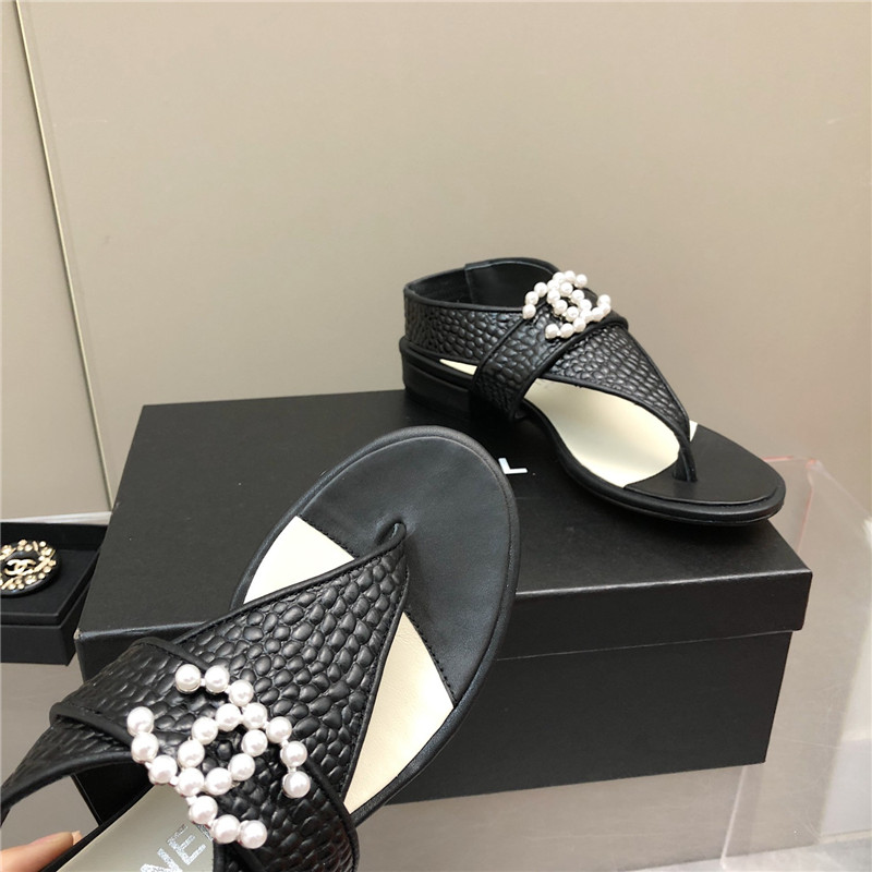 Ch**el flat sandals
