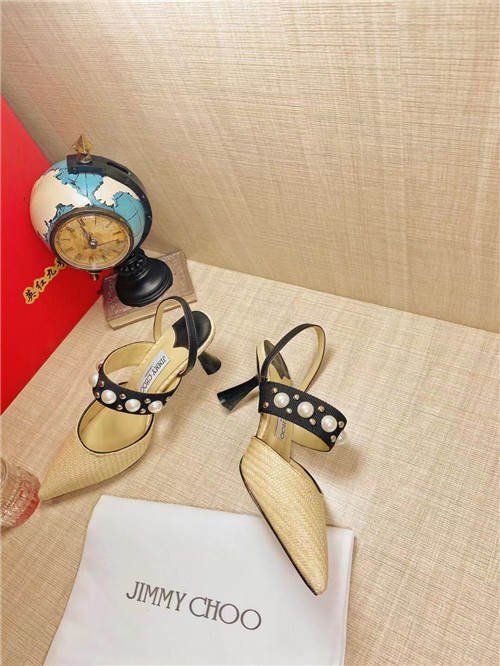 J1m*y Ch00 Pearl Heels Dupe pearl rivet high heel sandals