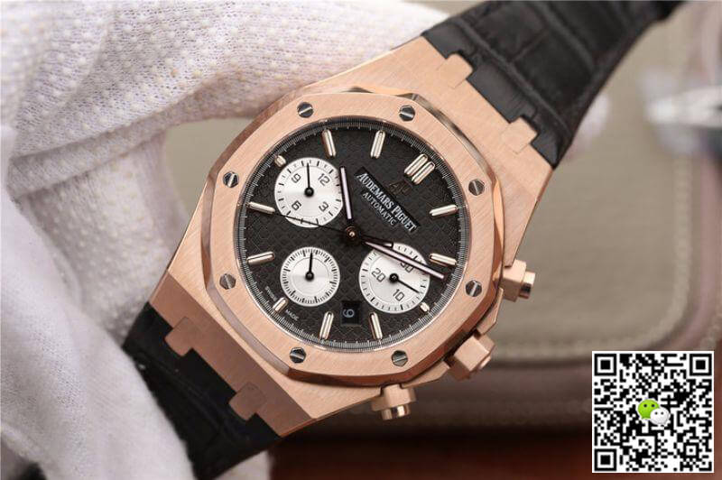 Replica Audemars P1g*et Royal Oak Chronograph 26331OR.OO.1220OR OM Factory 1:1 Best Edition Swiss ETA7750 Black Dial