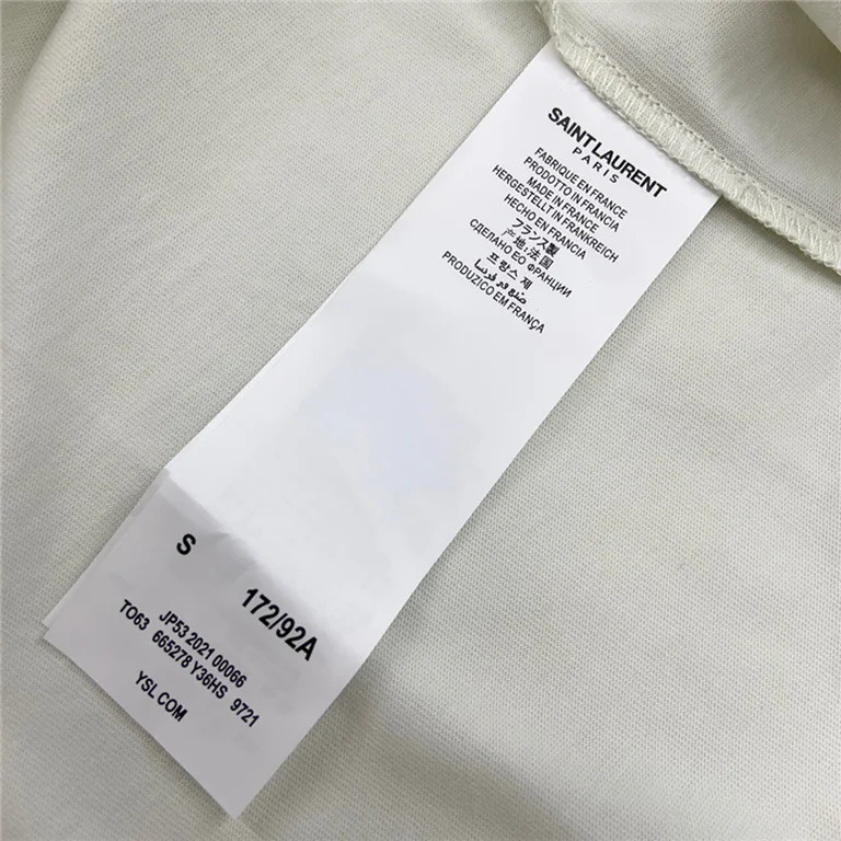2021ss Sa1nt Lau*nt T Shirt