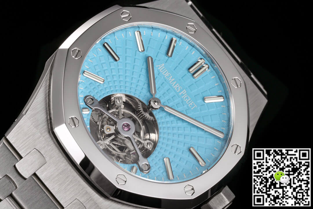 Replica Audemars P1g*et Royal Oak Tourbillon 26530PT.OO.1220PT.01 1:1 Best Edition R8 Factory Blue Dial