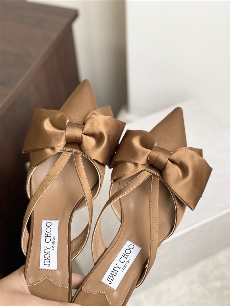 J1m*y Ch00 bow heels dupe bow-embellished sandals