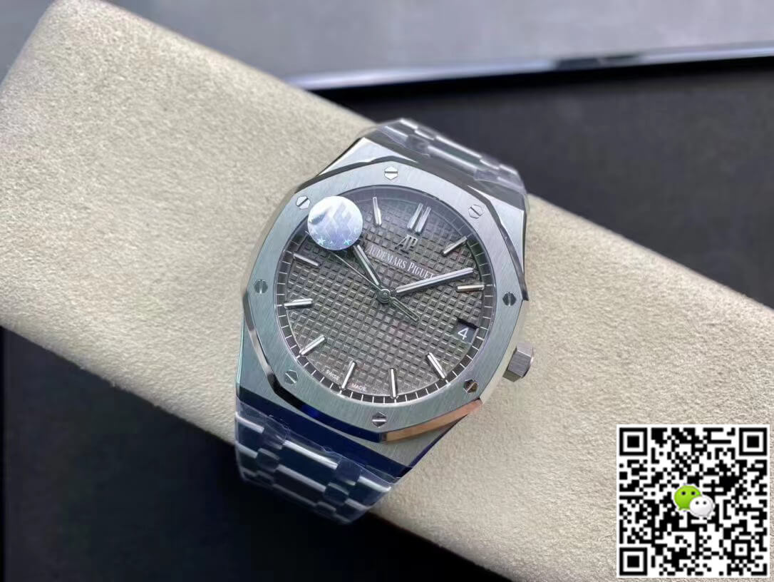 Replica Audemars P1g*et Royal Oak 15500ST.OO.1220ST.02 1:1 Best Edition ZF Factory V2 Version Gray Dial