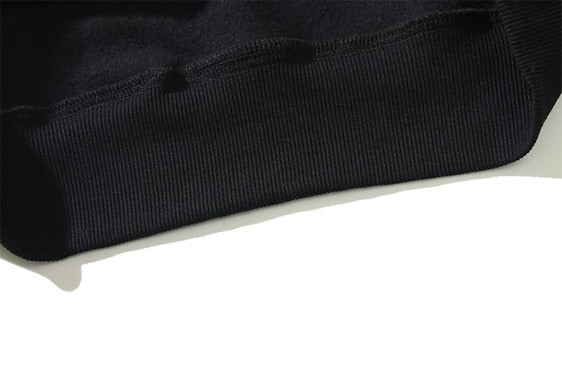 Vlone x Friends Staple Big v PLUS thickening Black Hoodie