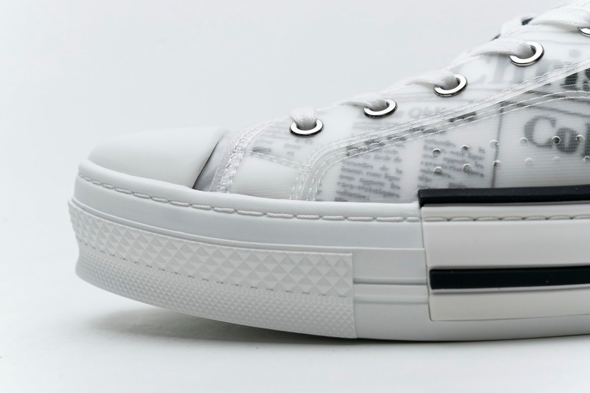 Converse Dupes D10r B23 Oblique Transparency Low H565 White Black