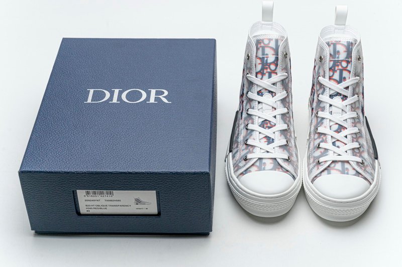 Converse Dupes D10r B23 High-Top Sneaker Red and Blue