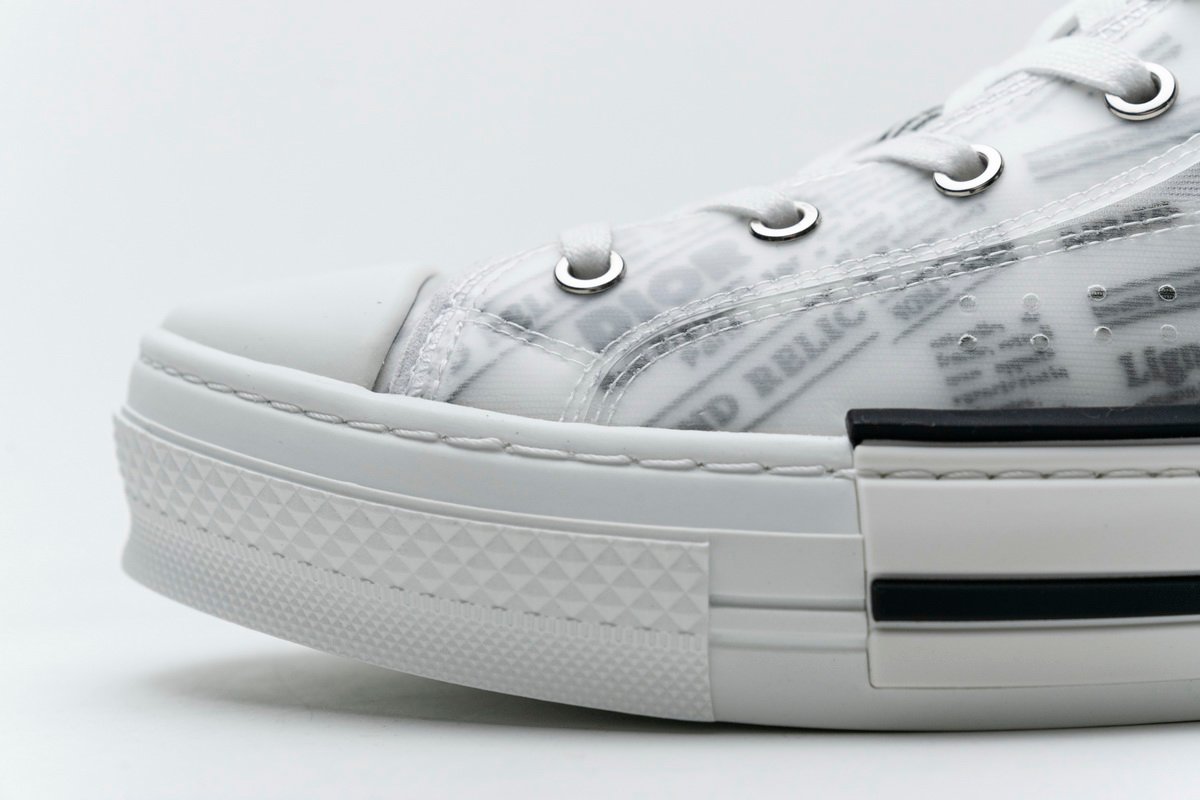 Converse Dupes D10r B23 Oblique Transparency High H565 White Black