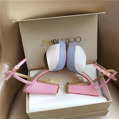 J1m*y Ch00 pearl block heels