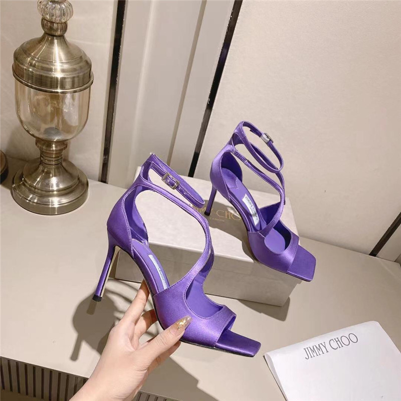 J1m*y Ch00 Paris window custom high-heeled sandals