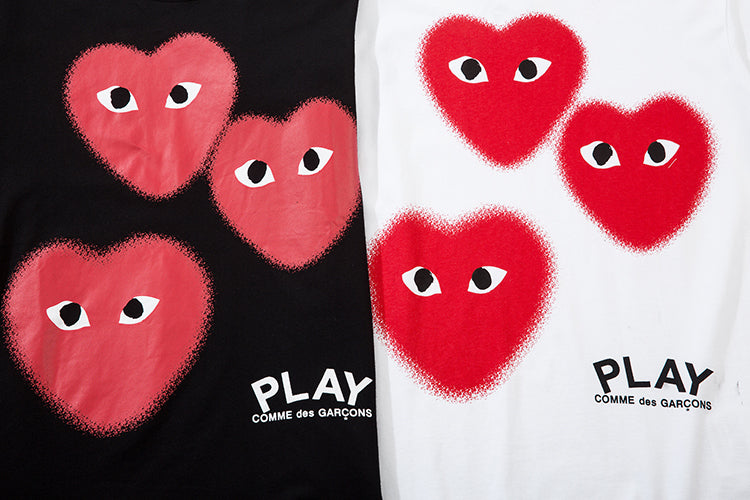 Comme Des Garcons Play Colored Dye Tee T Shirt 2304