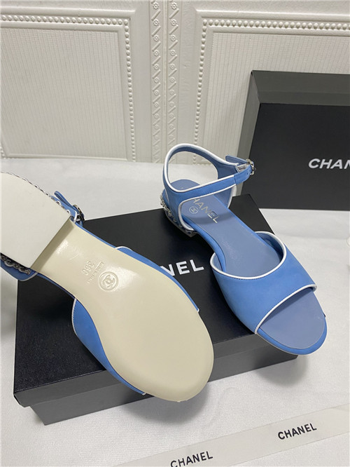 Ch**el Flat Dupes sandals womens