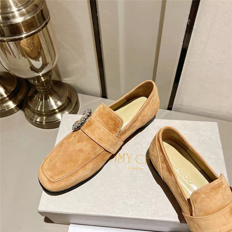 J1m*y Ch00 Deanna Low Heel Loafers