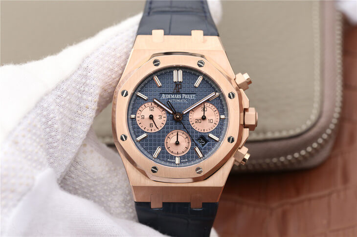 Replica Audemars P1g*et Royal Oak Chronograph 26331OR.OO.D315CR.01 1:1 Best Edition OM Factory Rose Gold