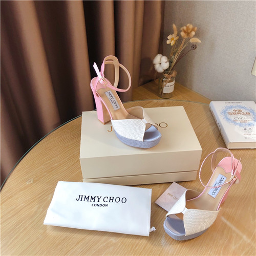 J1m*y Ch00 pearl block heels