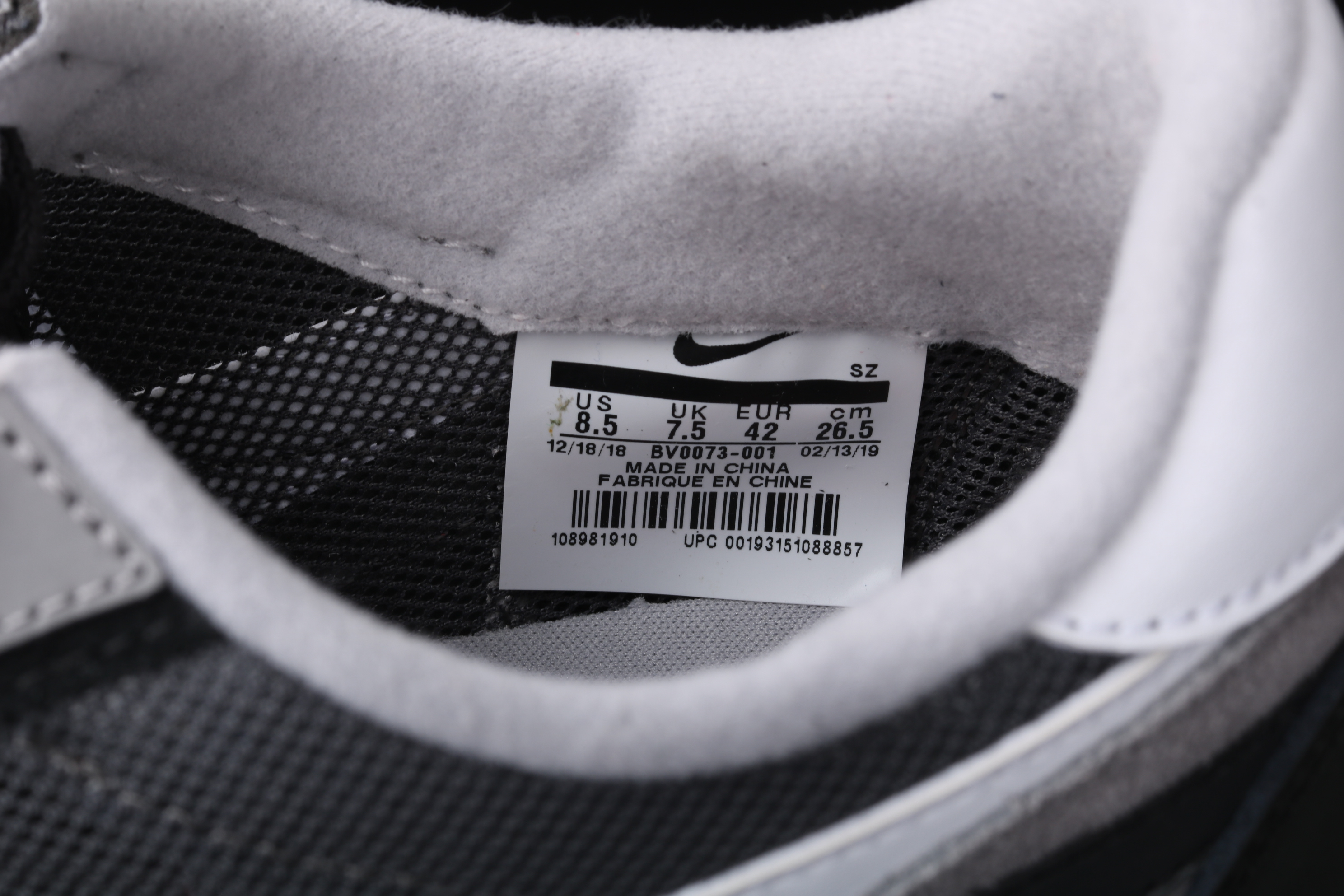 Sacai x Nike LD Waffle Black