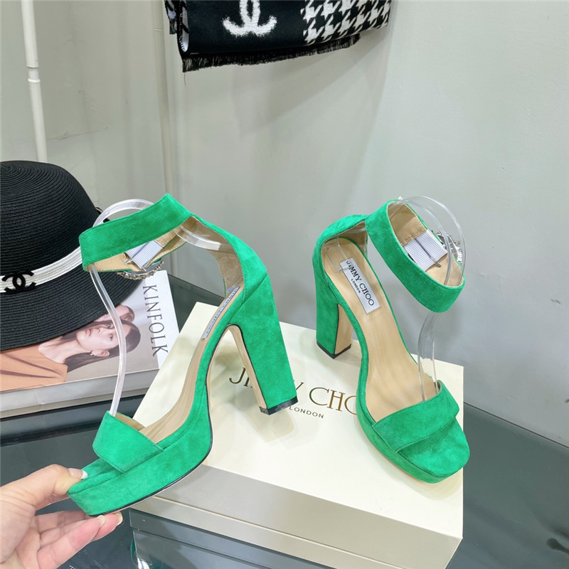 J1m*y Ch00 block heel sandals
