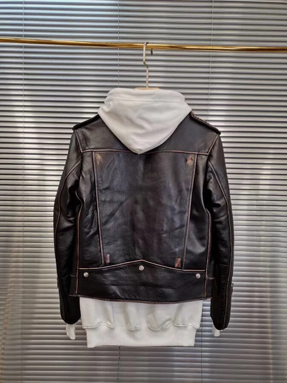 Sa1nt Lau*nt Replica Leather Jacket