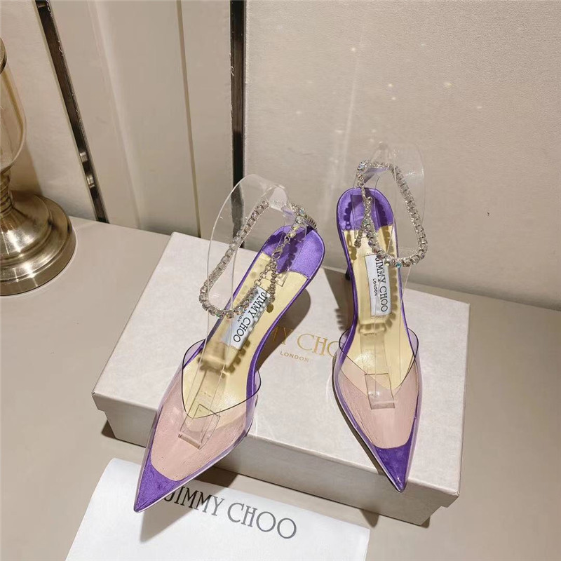 J1m*y Ch00 Paris window custom high-heeled sandals