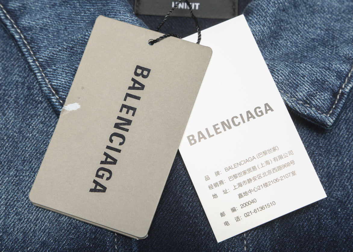 Ba1en*iaga PARIS Denim Jacket