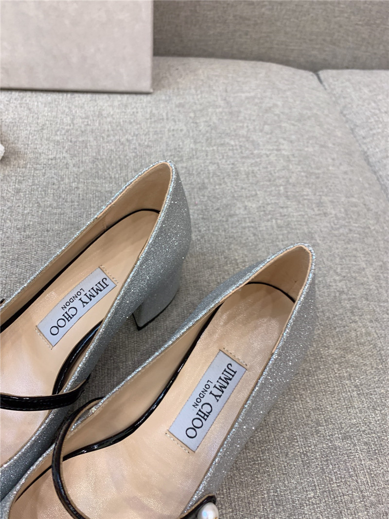 J1m*y Ch00 New Thick Heel Mary Jane Shoes