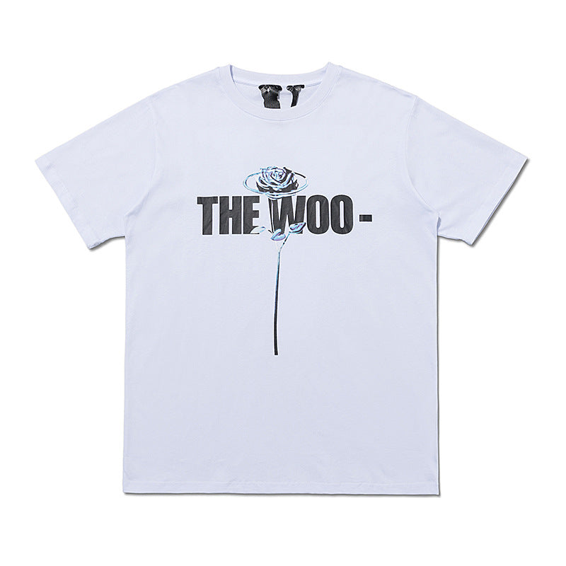 Replica Vlone x Pop Smoke T Shirt The Woo Tee