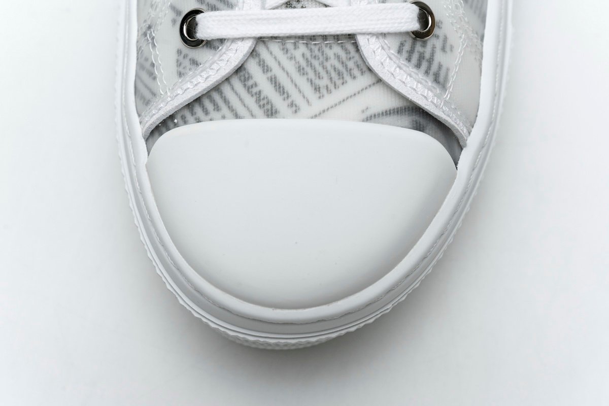 Converse Dupes D10r B23 Oblique Transparency Low H565 White Black