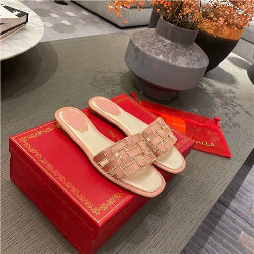 rene caovilla flat slippers
