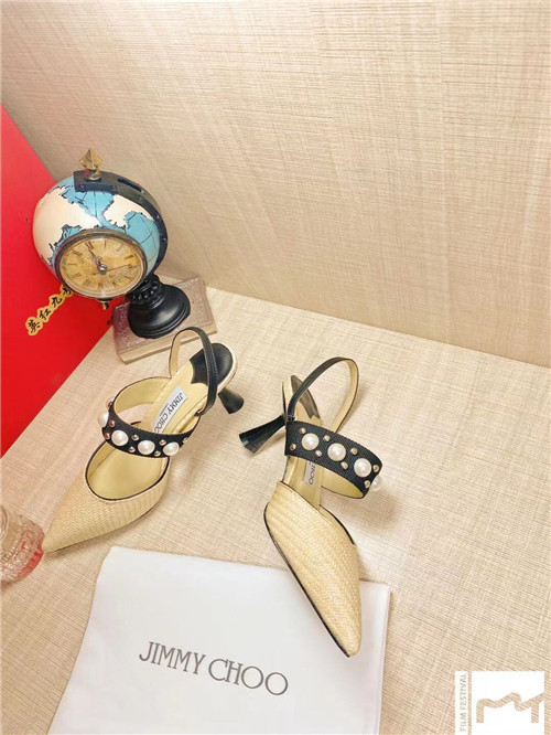 J1m*y Ch00 Pearl Heels Dupe pearl rivet high heel sandals