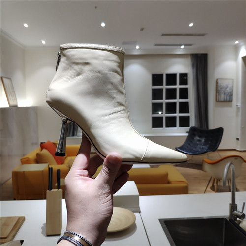 J1m*y Ch00 leather high heel boots