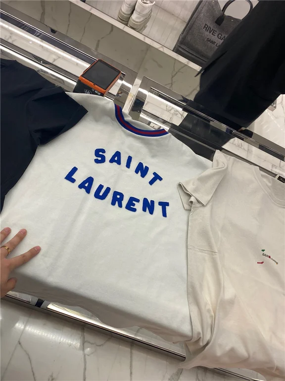 2022ss Sa1nt Lau*nt T Shirt