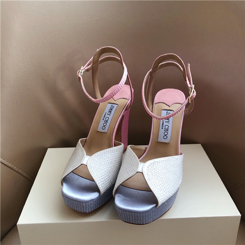 J1m*y Ch00 pearl block heels