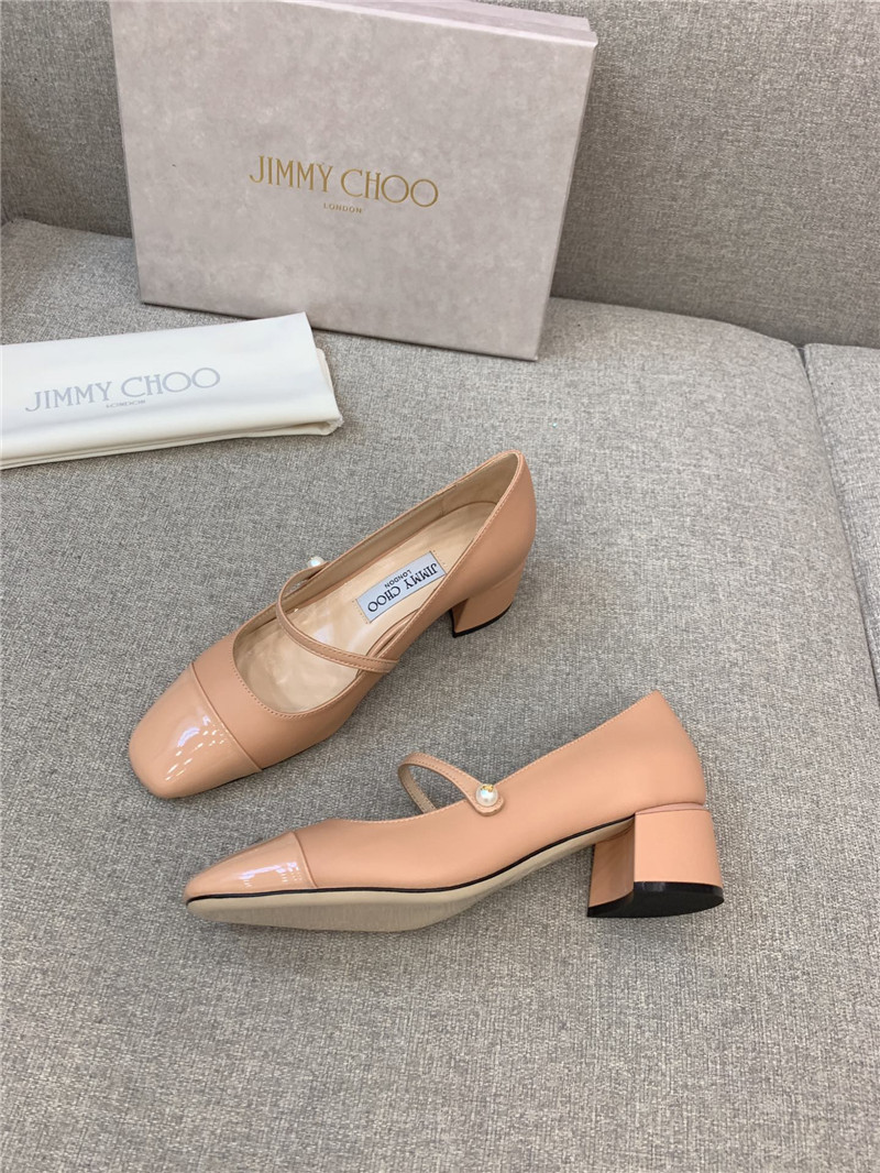 J1m*y Ch00 New Thick Heel Mary Jane Shoes