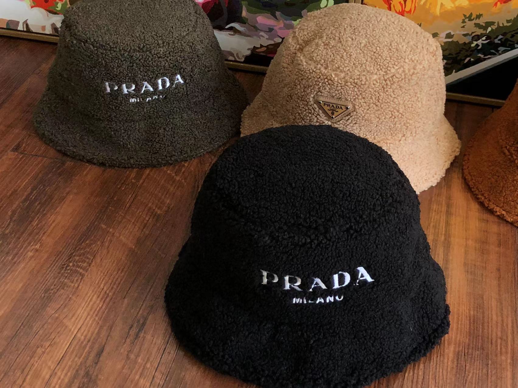 Pra*a Bucket Hat Dupe