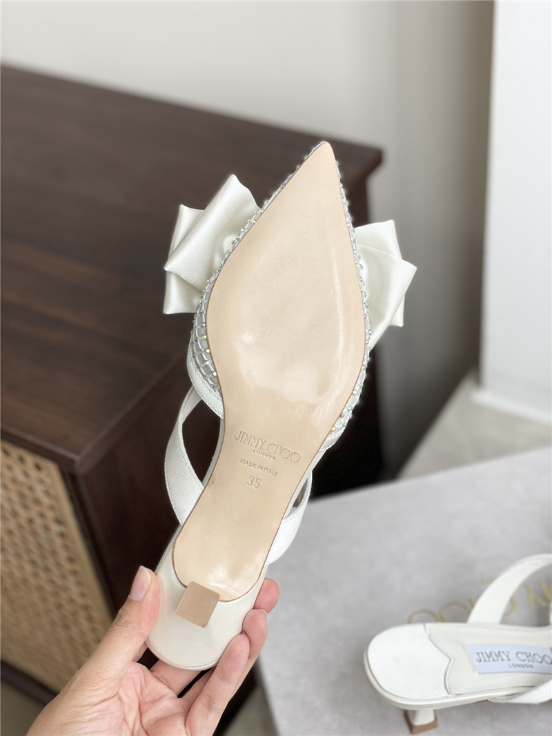 J1m*y Ch00 bow heels dupe bow-embellished sandals