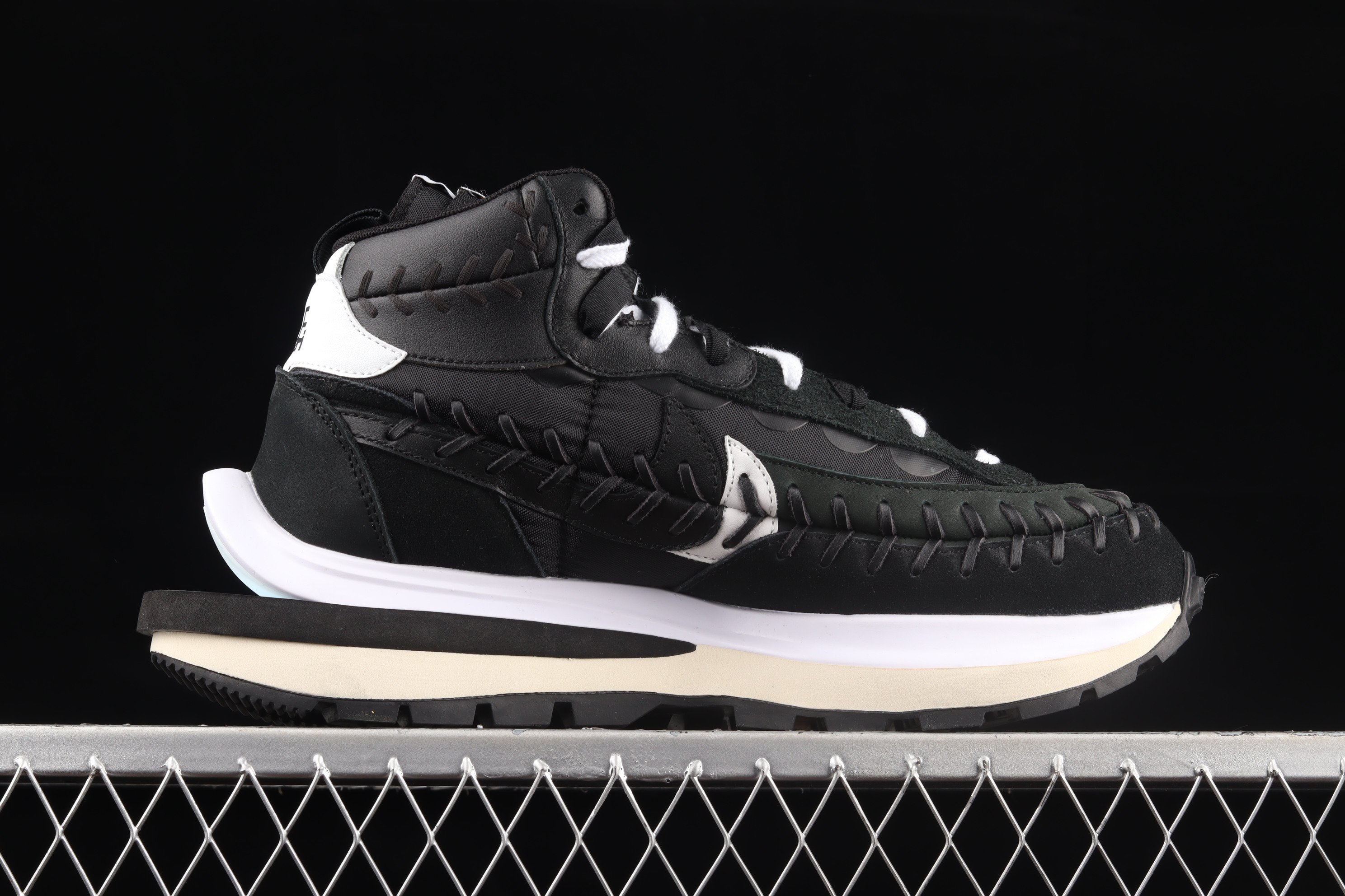Nike Vaporwaffle, Sacai Jean Paul Gaultier Black White