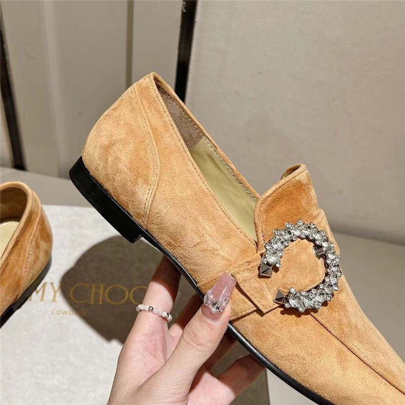 J1m*y Ch00 Deanna Low Heel Loafers