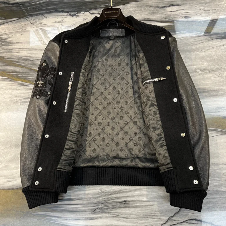 2020ss Sa1nt Lau*nt Real leather Jacket