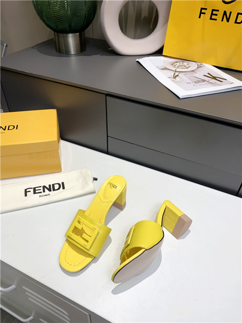 F**di thick heel sandals