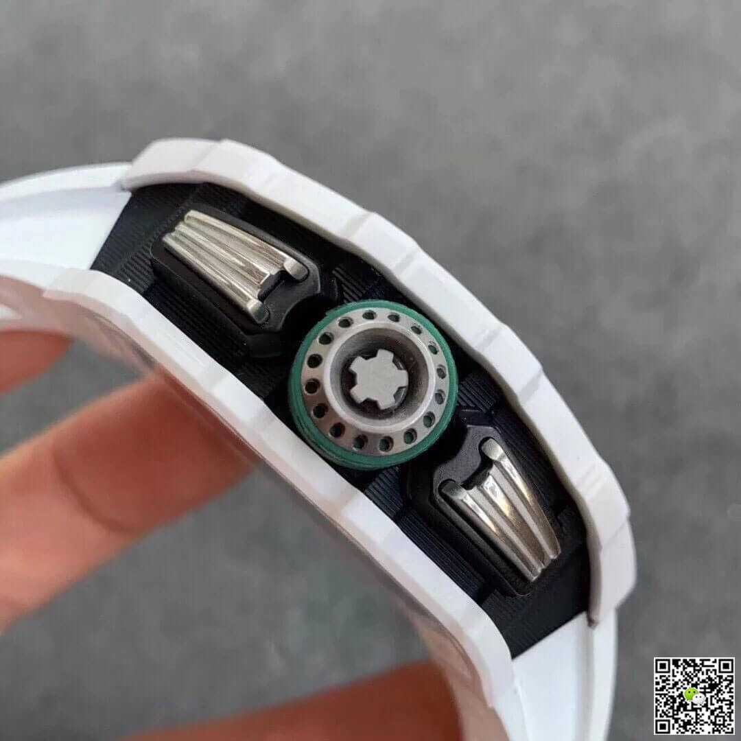 Replica Richard Mille RM011-03 1:1 Best Edition KV Factory White Strap